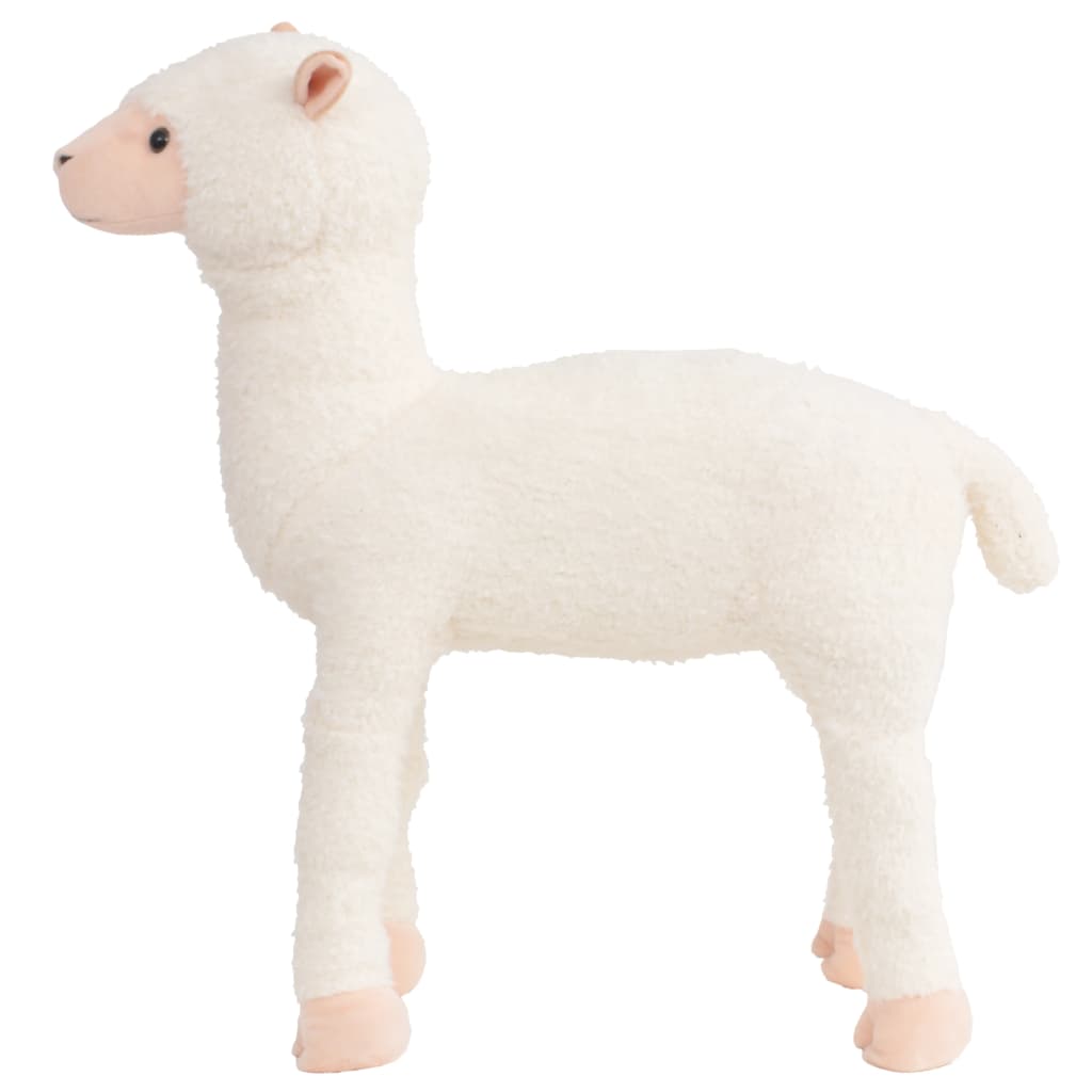 Plüschtier Alpaka Stehend Plüsch Weiß XXL - Premium Stofftiere - Just €96.78! Shop now at homesales4u