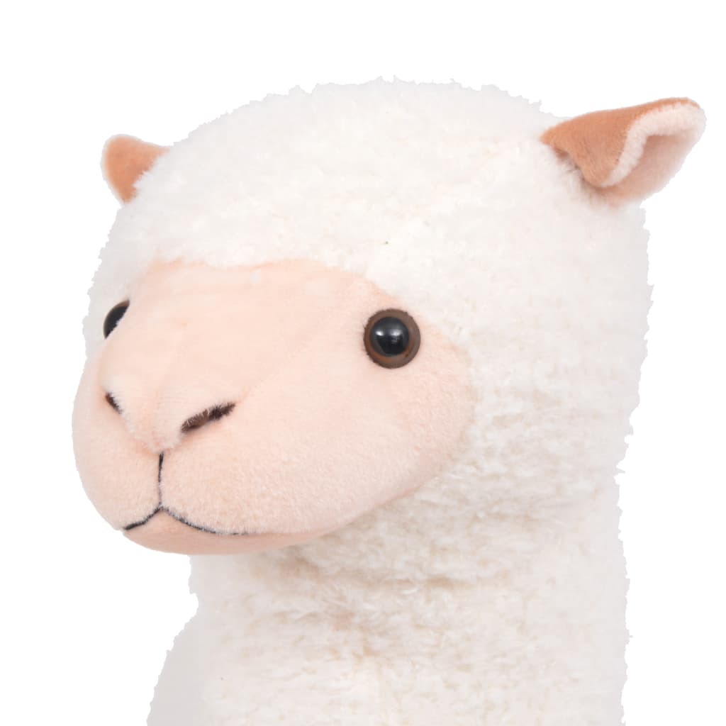 Plüschtier Alpaka Stehend Plüsch Weiß XXL - Premium Stofftiere - Just €96.78! Shop now at homesales4u