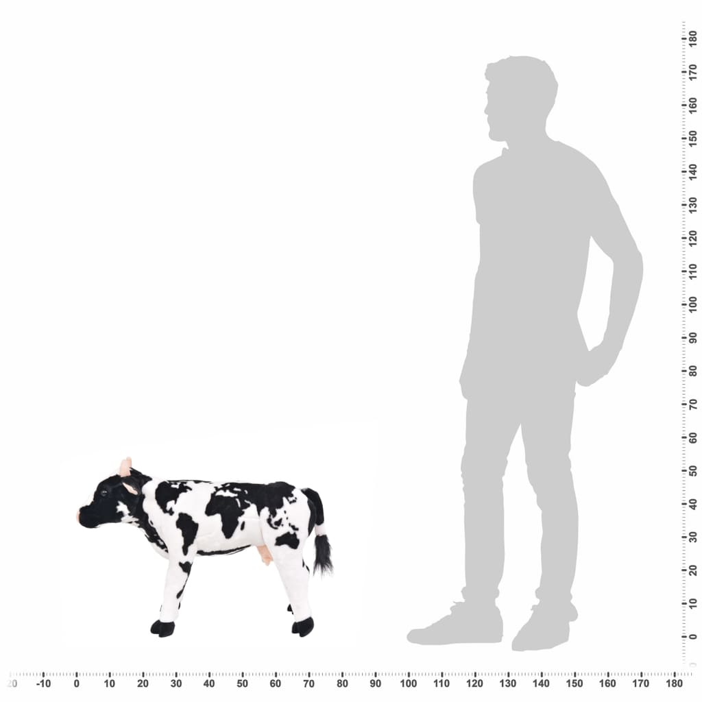 Plüschtier Kuh Stehend Plüsch Schwarz und Weiß XXL - Premium Stofftiere - Just €125.81! Shop now at homesales4u