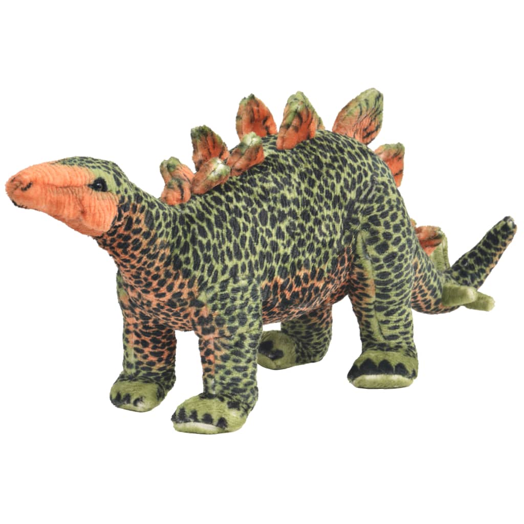 Plüschtier Stegosaurus Stehend Plüsch Grün und Orange XXL - Premium Stofftiere - Just €105.36! Shop now at homesales4u