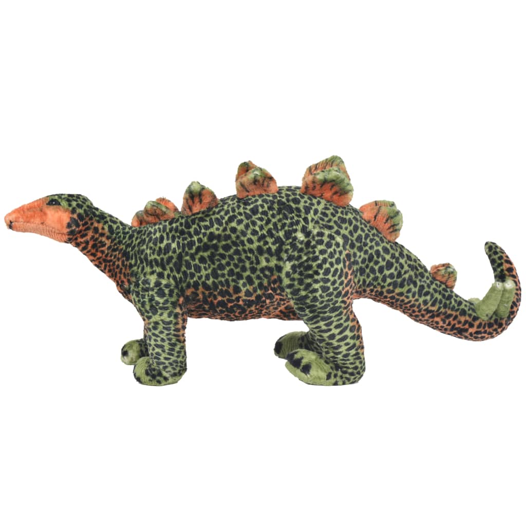 Plüschtier Stegosaurus Stehend Plüsch Grün und Orange XXL - Premium Stofftiere - Just €105.36! Shop now at homesales4u