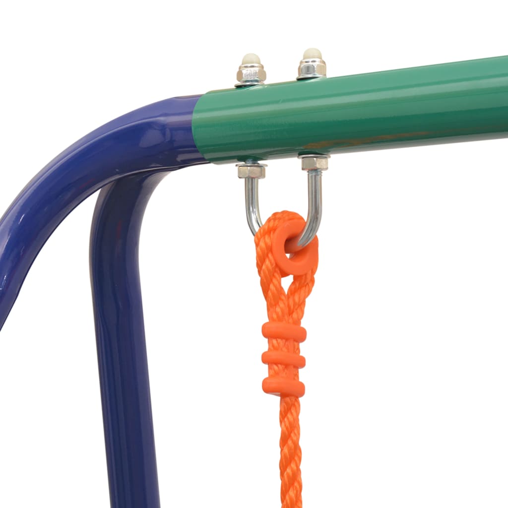 2-in-1 Einzelschaukel und Babyschaukel Orange - Premium Schaukeln - Just €148.11! Shop now at homesales4u