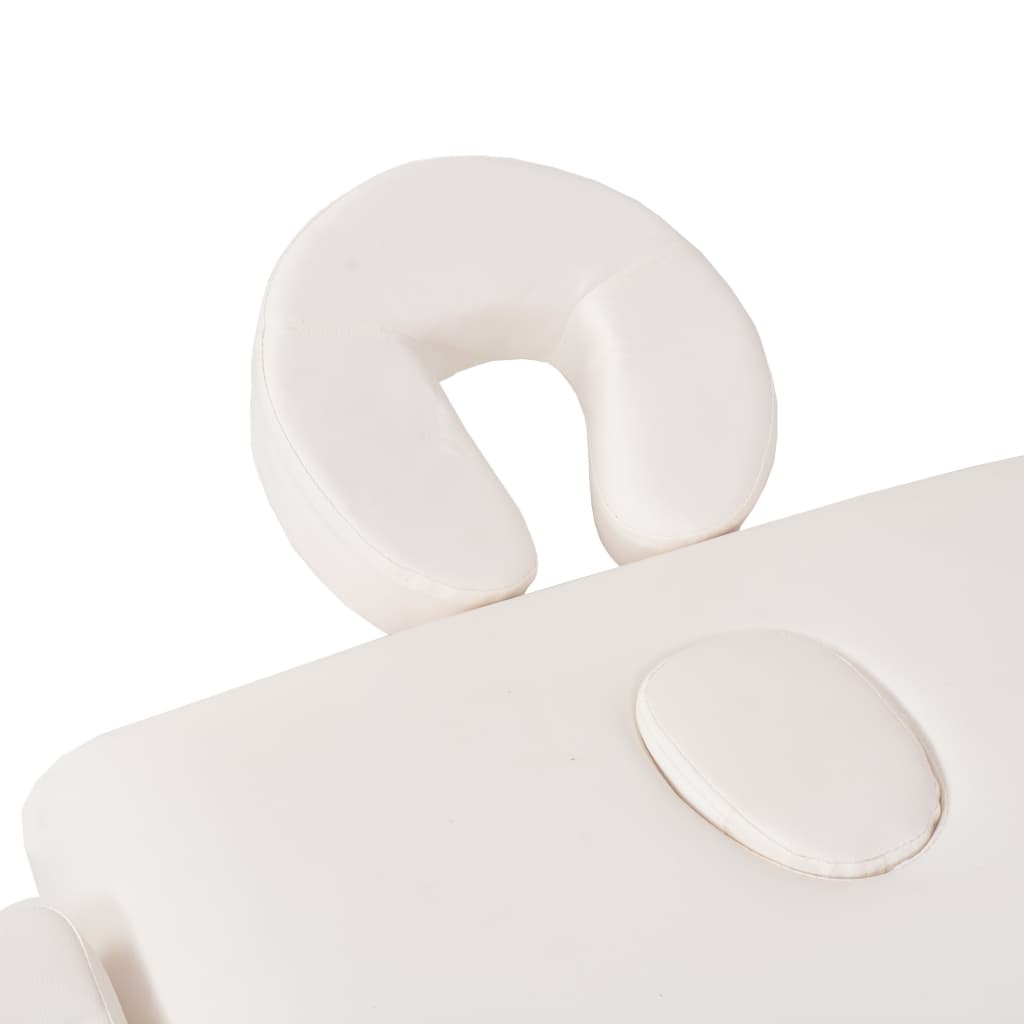 Massageliege 3-Zonen Klappbar 10 cm Sitz Weiß - Premium Massagetische - Just €252.36! Shop now at homesales4u