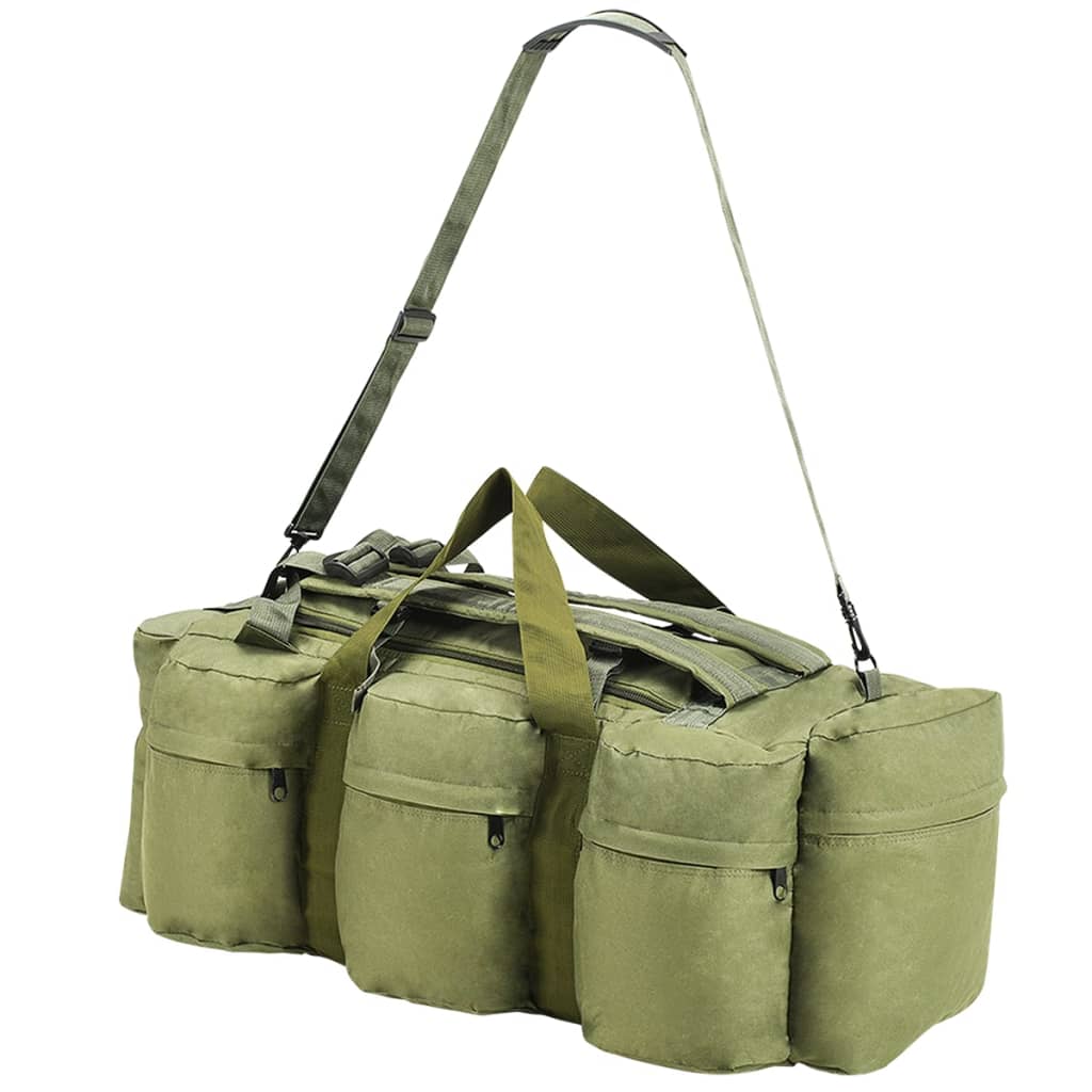 3-in-1 Seesack Armee-Stil 90 L Olivgrün - Premium Seesäcke - Just €57.07! Shop now at homesales4u