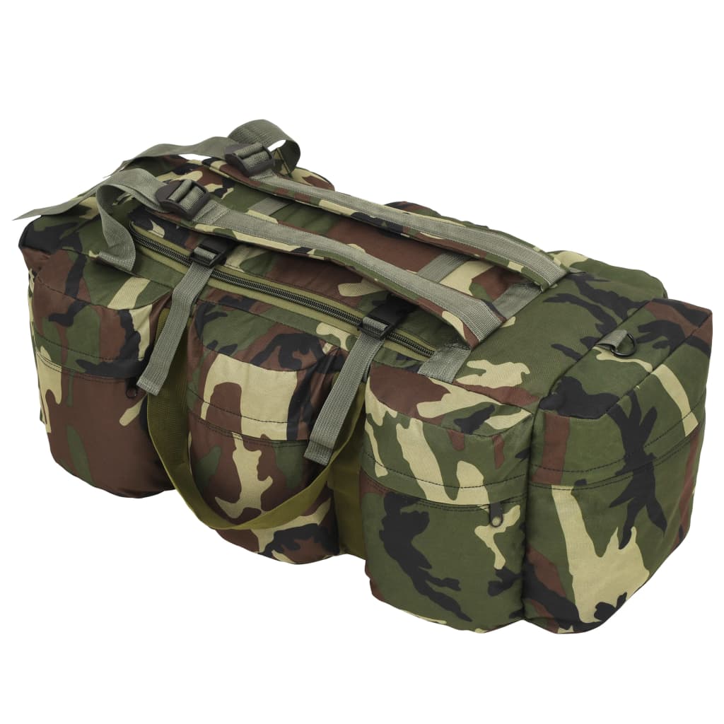 3-in-1 Seesack Armee-Stil 90 L Camouflage - Premium Seesäcke - Just €60.68! Shop now at homesales4u