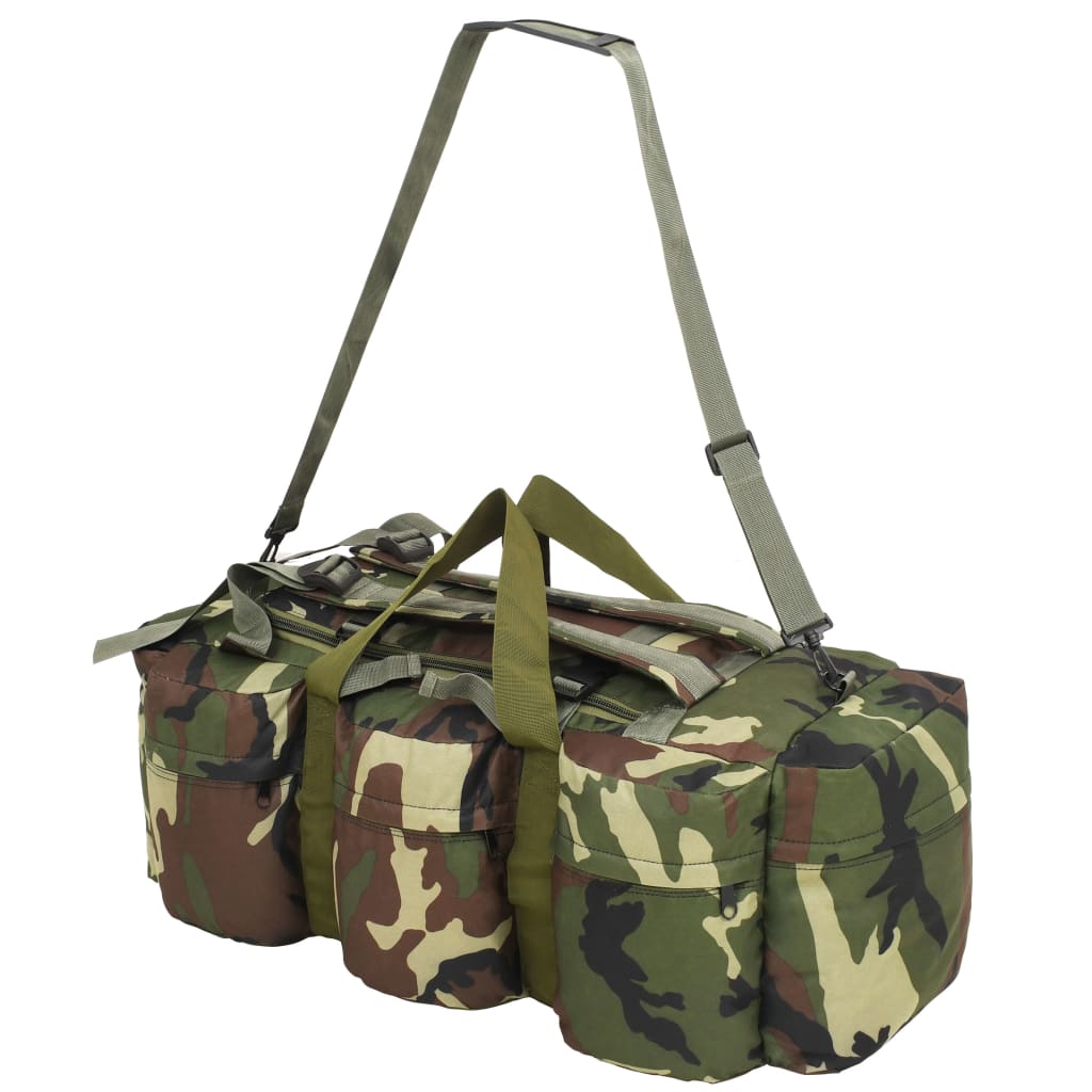 3-in-1 Seesack Armee-Stil 90 L Camouflage - Premium Seesäcke - Just €60.68! Shop now at homesales4u