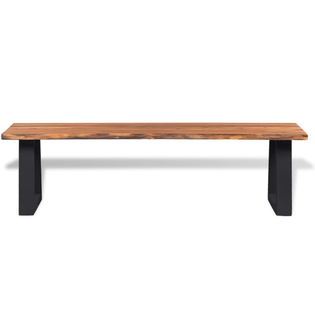 Sitzbank Akazienholz Massiv 145 cm - Premium Truhen- & Flurbänke - Just €197.86! Shop now at homesales4u