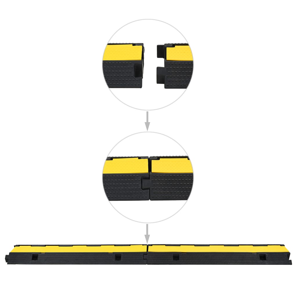 Kabelbrücke 1 Kanal Gummi 100 cm - Premium Verkehrsschilder - Just €57.69! Shop now at homesales4u