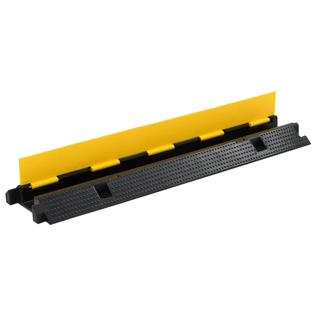 Kabelbrücken 2 Stk. 1 Kanal Gummi 100 cm - Premium Verkehrsschilder - Just €83.83! Shop now at homesales4u