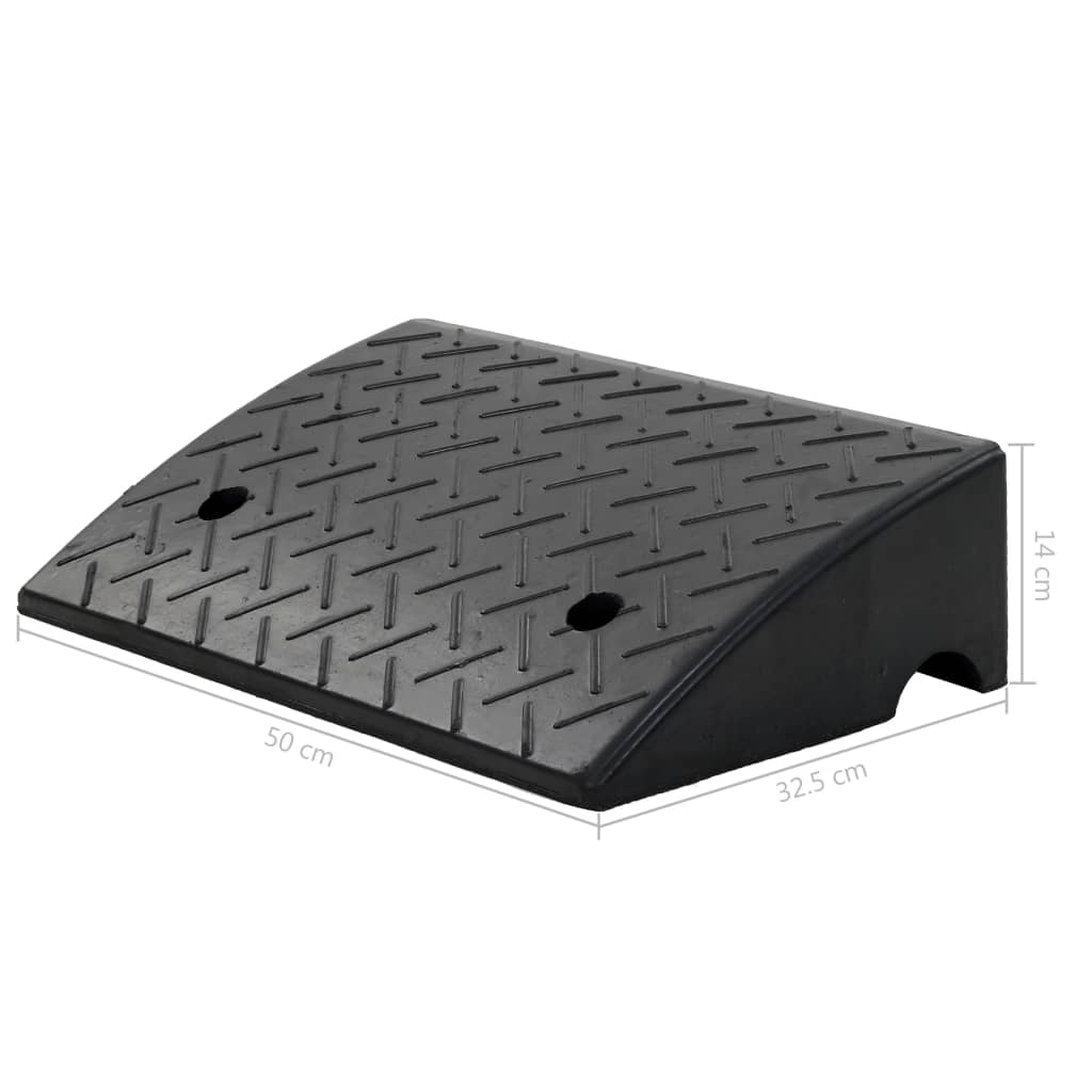 Bordsteinrampe Gummi 50 x 32,5 x 14 cm - Premium Verkehrsschilder - Just €98.72! Shop now at homesales4u