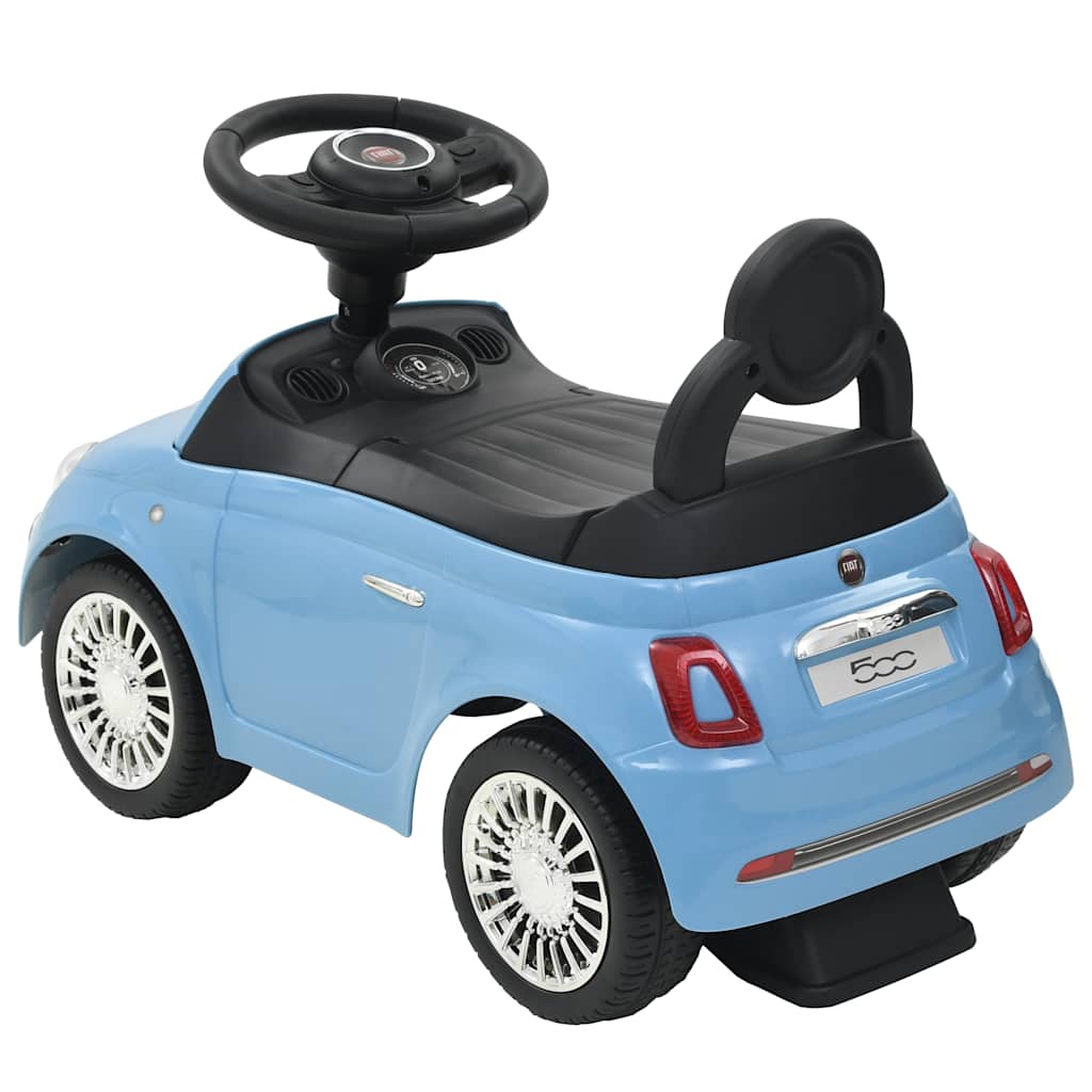 Aufsitzauto Fiat 500 Blau - Premium Lauflernwagen & Rutsch- & Tretfahrzeuge - Just €80.56! Shop now at homesales4u