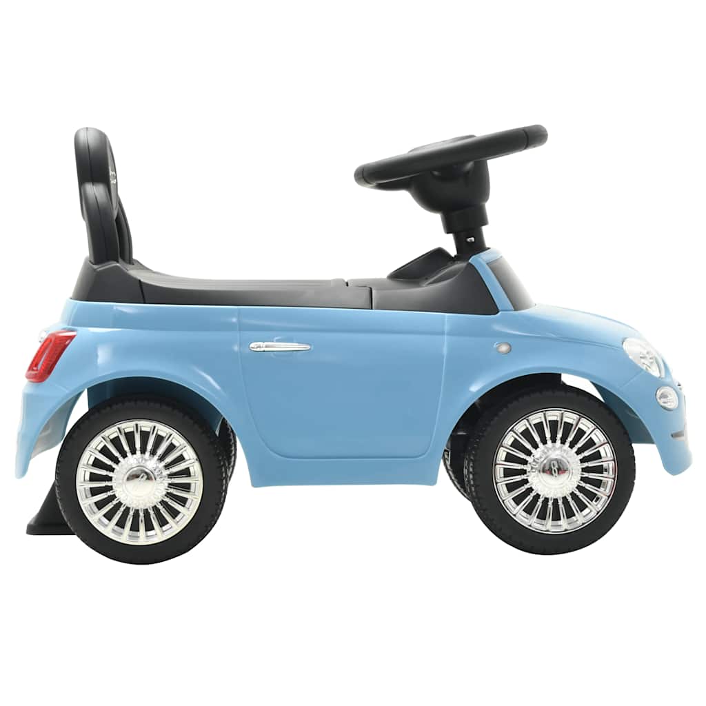 Aufsitzauto Fiat 500 Blau - Premium Lauflernwagen & Rutsch- & Tretfahrzeuge - Just €80.56! Shop now at homesales4u