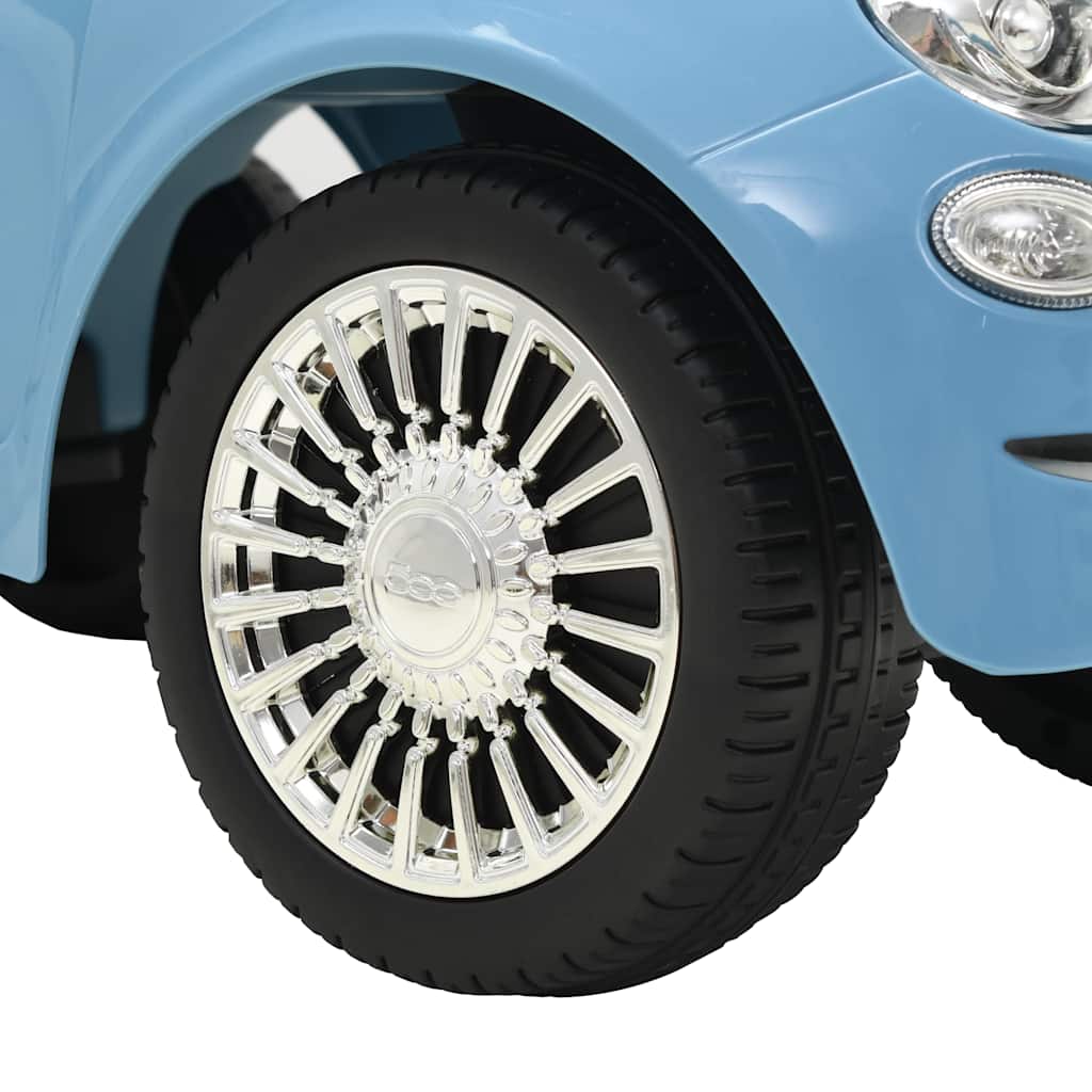 Aufsitzauto Fiat 500 Blau - Premium Lauflernwagen & Rutsch- & Tretfahrzeuge - Just €80.56! Shop now at homesales4u