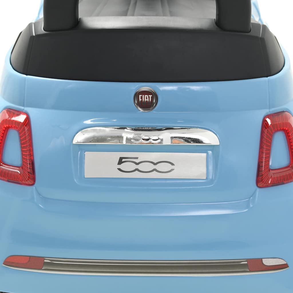 Aufsitzauto Fiat 500 Blau - Premium Lauflernwagen & Rutsch- & Tretfahrzeuge - Just €80.56! Shop now at homesales4u
