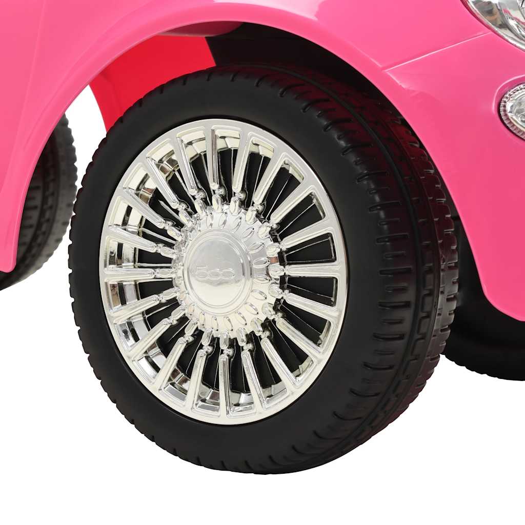 Kinder-Aufsitzauto Fiat 500 Rosa - Premium Lauflernwagen & Rutsch- & Tretfahrzeuge - Just €76.78! Shop now at homesales4u