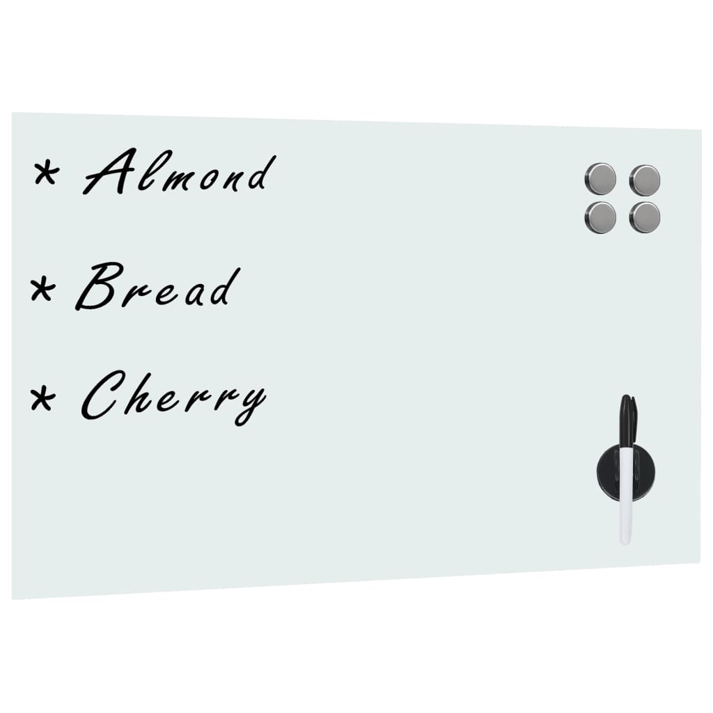 Magnetisches Whiteboard Wandmontage Glas 60x40 cm - Premium Whiteboards - Just €43.75! Shop now at homesales4u