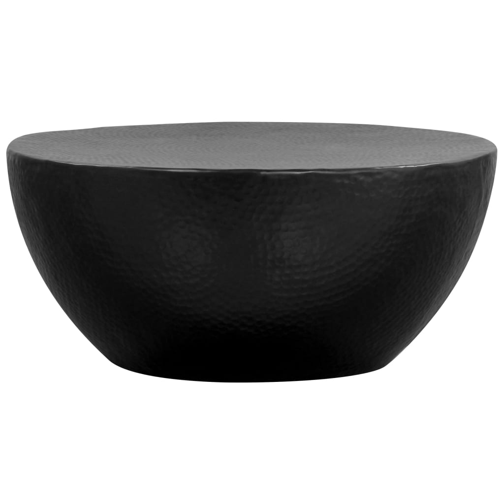 Couchtisch aus Gehämmertem Aluminium 70 x 30 cm Schwarz - Premium Couchtische - Just €251.75! Shop now at homesales4u