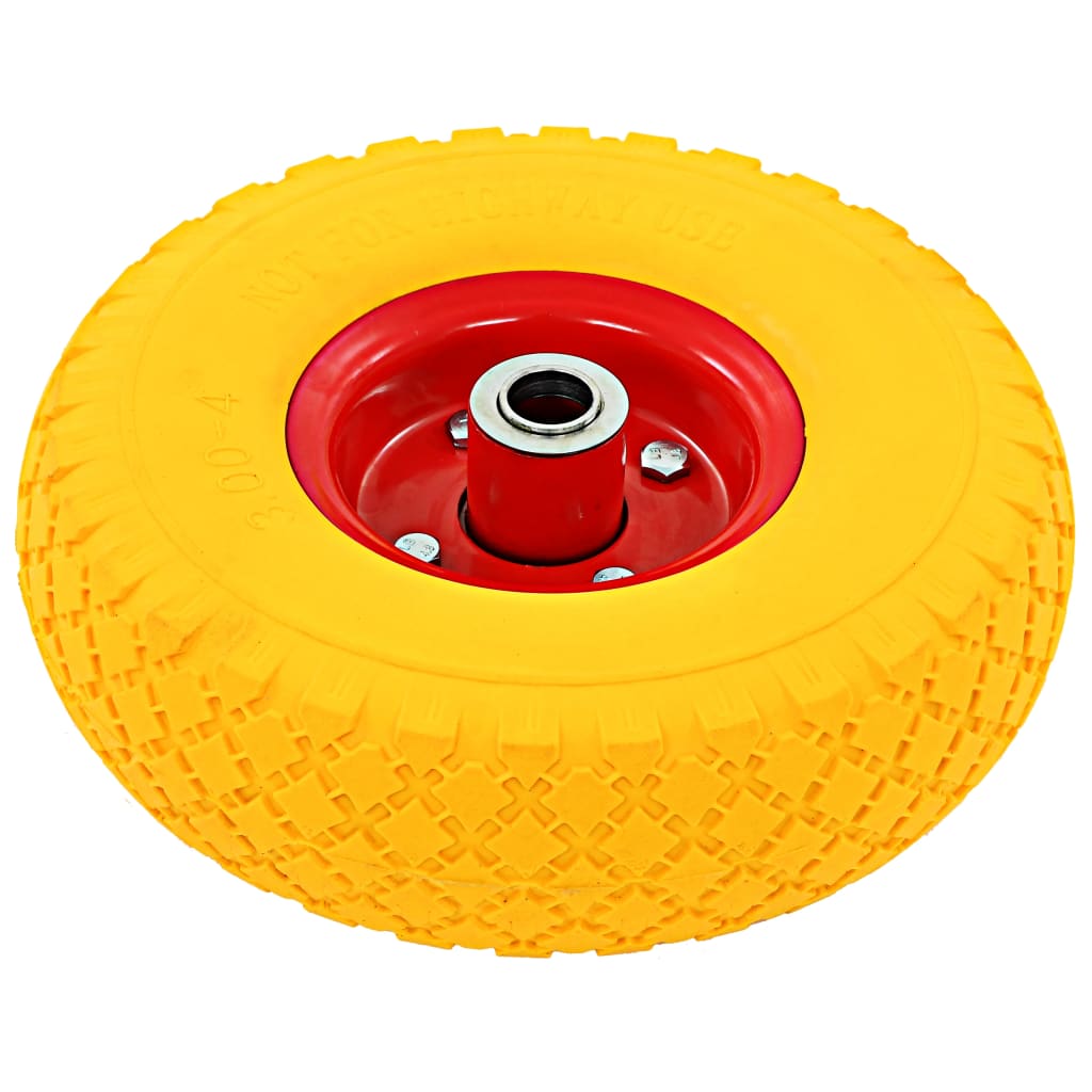 Sackkarrenräder 4 Stk. PU Vollgummireifen 3.00-4 - Premium Hebezüge, Kräne & Rollwagen - Just €79.39! Shop now at homesales4u