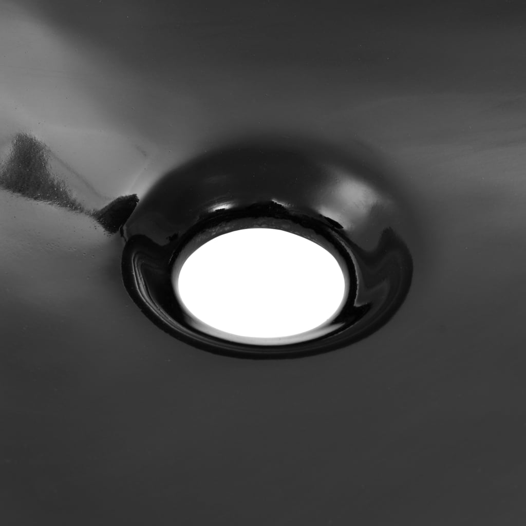 Waschbecken Keramik Dreiecksform Schwarz 645 x 455 x 115 mm - Premium Badezimmer-Waschbecken - Just €106.19! Shop now at homesales4u