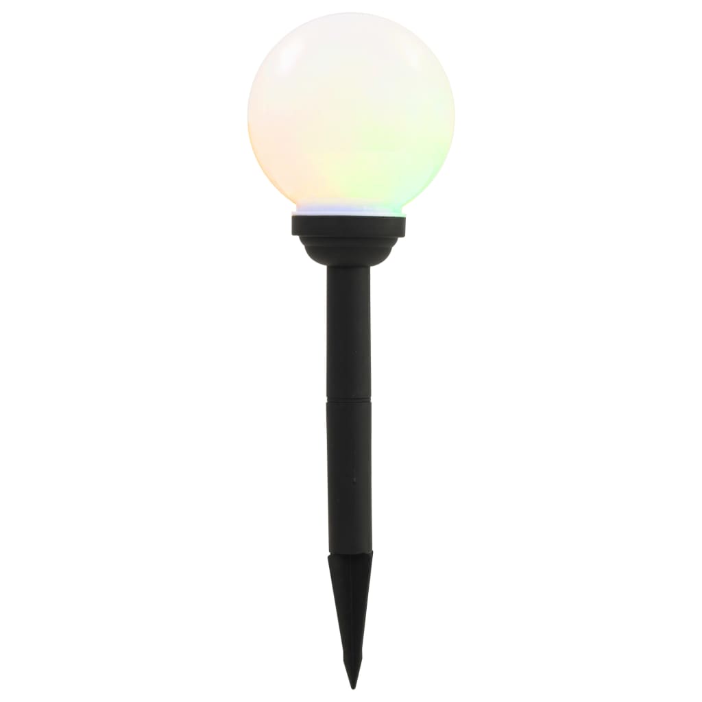 Solar-Außenleuchten 4 Stk. LED Kugelförmig 15 cm RGB - Premium Außenbeleuchtung - Just €55.71! Shop now at homesales4u