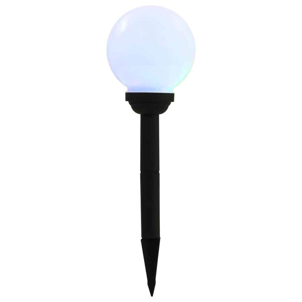 Solar-Außenleuchten 4 Stk. LED Kugelförmig 15 cm RGB - Premium Außenbeleuchtung - Just €55.71! Shop now at homesales4u