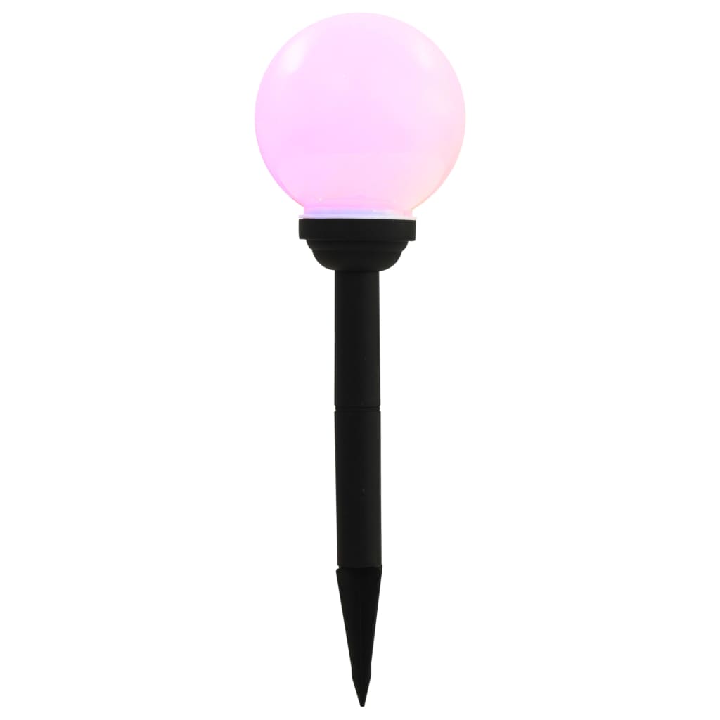 Solar-Außenleuchten 4 Stk. LED Kugelförmig 15 cm RGB - Premium Außenbeleuchtung - Just €55.71! Shop now at homesales4u