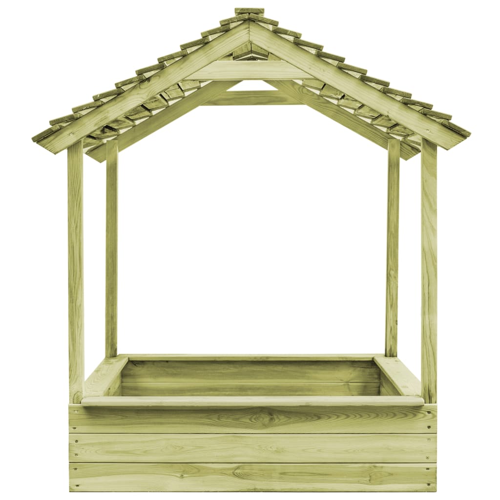 Spielhaus für den Garten mit Sandkasten 128x120x145 Kiefernholz - Premium Spielhäuser - Just €226.42! Shop now at homesales4u