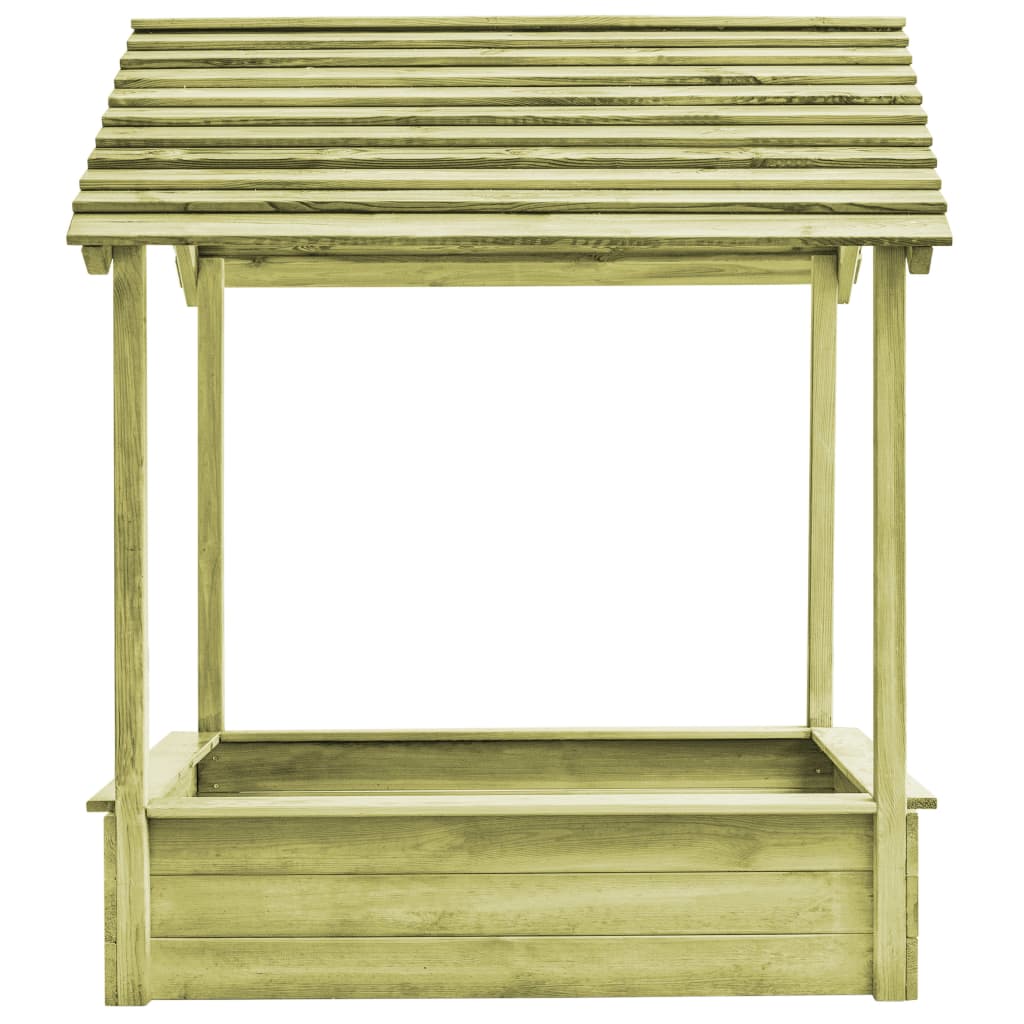 Spielhaus für den Garten mit Sandkasten 128x120x145 Kiefernholz - Premium Spielhäuser - Just €226.42! Shop now at homesales4u