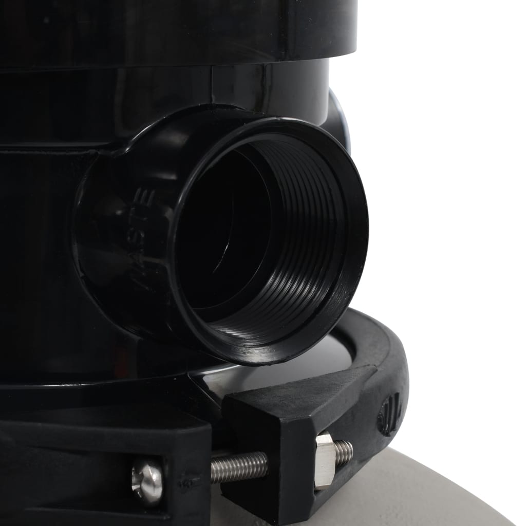Pool-Sandfilter mit 4-Wege-Ventil Grau 350 mm - Premium Pool- & Whirlpool-Filter - Just €204.32! Shop now at homesales4u