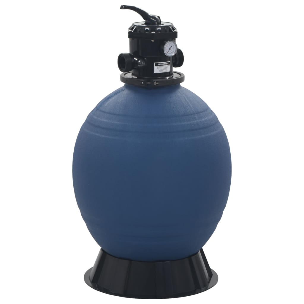 Pool-Sandfilter mit 6-Wege-Ventil Filterkessel Blau 560 mm - Premium Pool- & Whirlpool-Filter - Just €349.20! Shop now at homesales4u