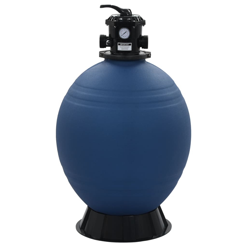 Pool-Sandfilter mit 6-Wege-Ventil Filterkessel Blau 660 mm - Premium Pool- & Whirlpool-Filter - Just €393.72! Shop now at homesales4u