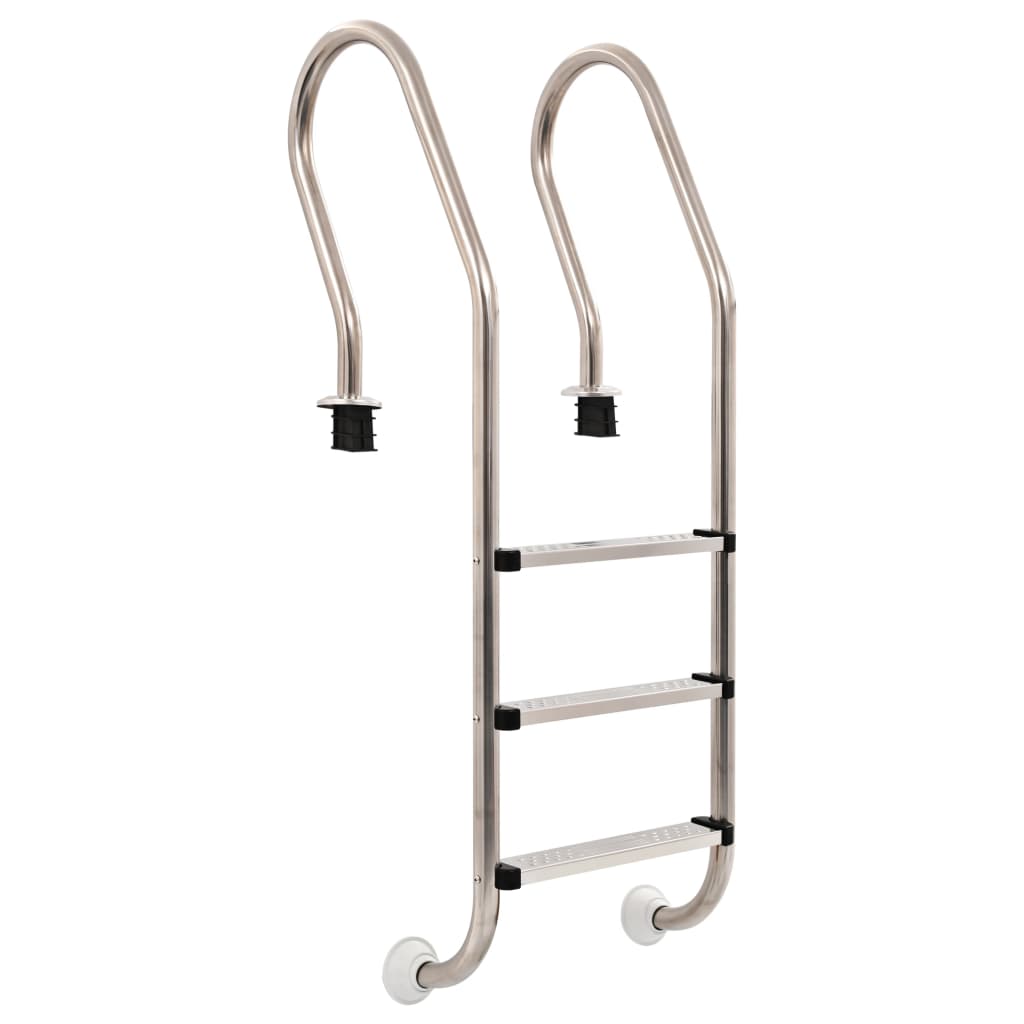 Pool-Leiter 3 Stufen 120 cm Edelstahl 304 - Premium Pool-Lleiter, -treppen & -rampen - Just €237.53! Shop now at homesales4u