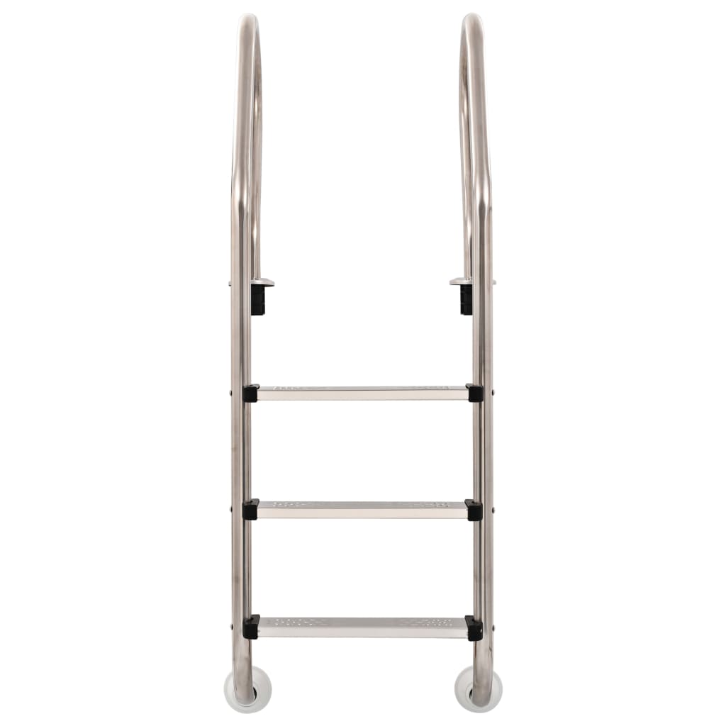 Pool-Leiter 3 Stufen 120 cm Edelstahl 304 - Premium Pool-Lleiter, -treppen & -rampen - Just €237.53! Shop now at homesales4u