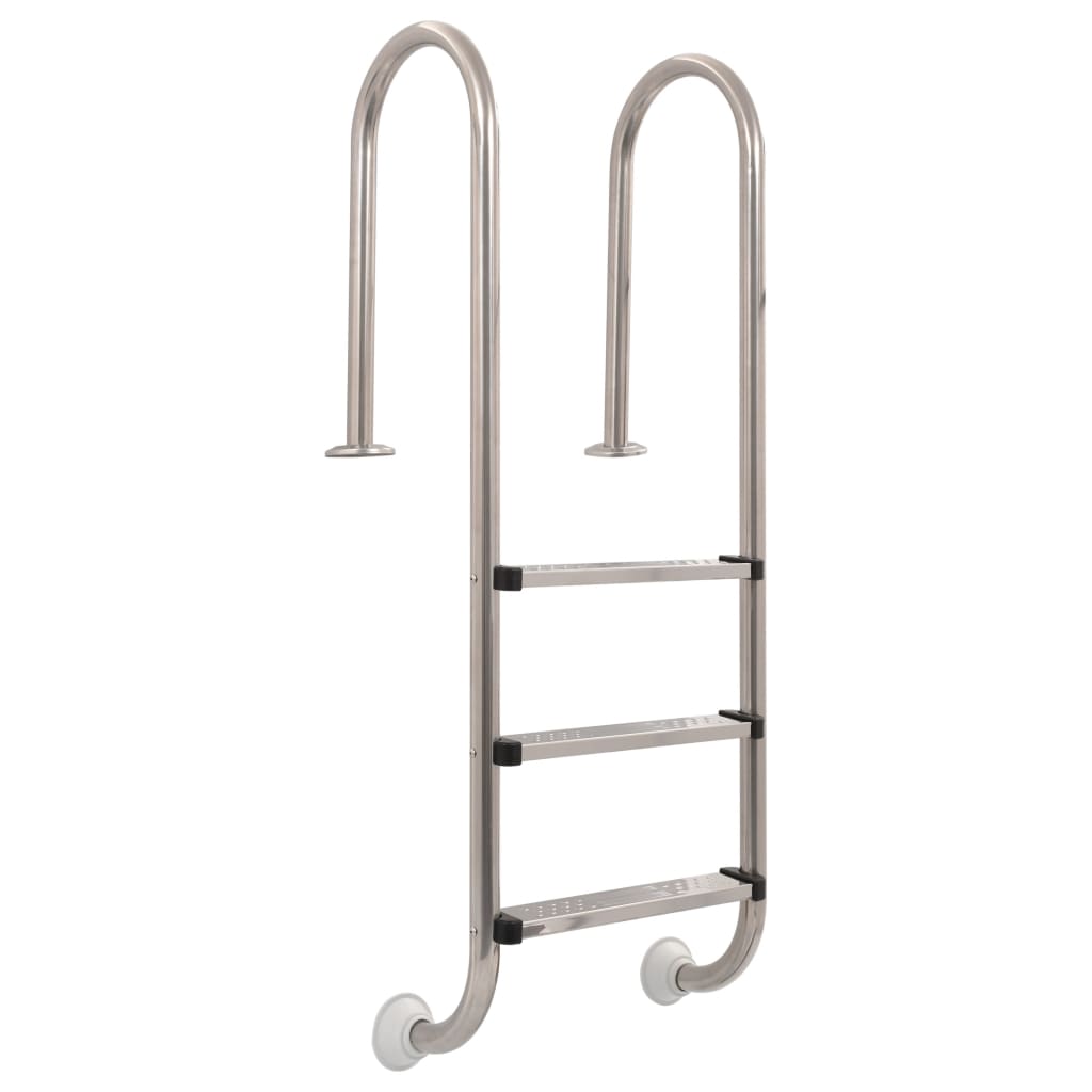 Pool-Leiter 3 Stufen 120 cm Edelstahl 304 - Premium Pool-Lleiter, -treppen & -rampen - Just €255.79! Shop now at homesales4u