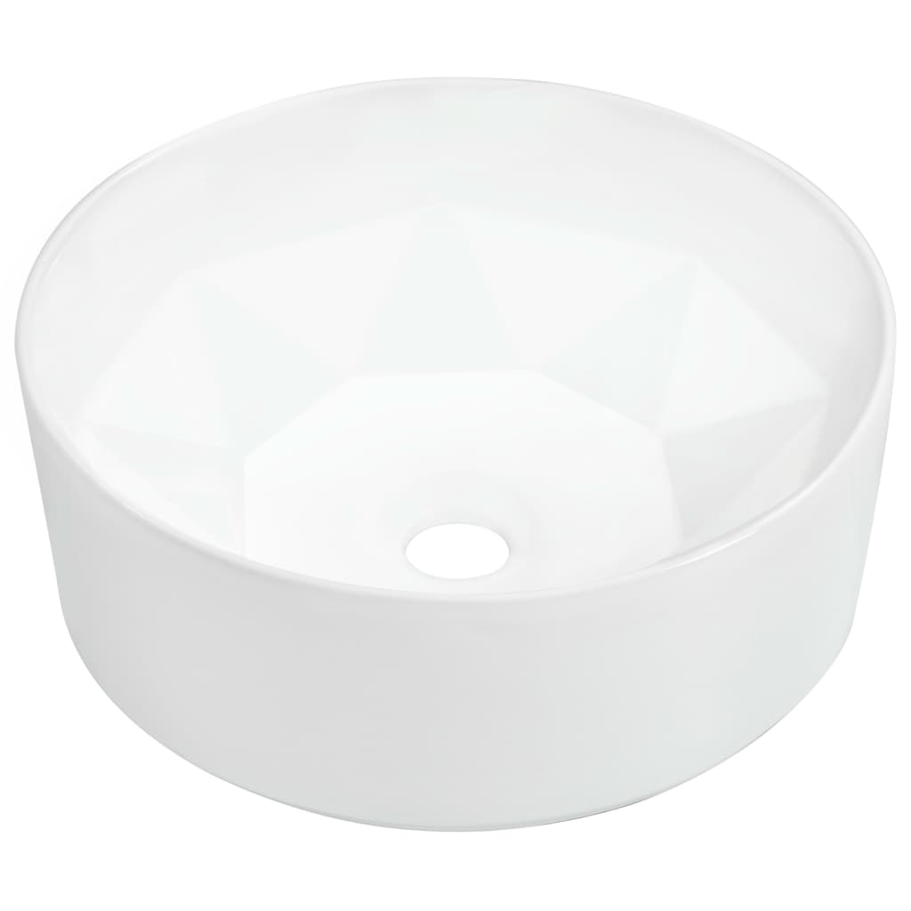 Waschbecken 36 x 14 cm Keramik Weiß - Premium Badezimmer-Waschbecken - Just €71.31! Shop now at homesales4u