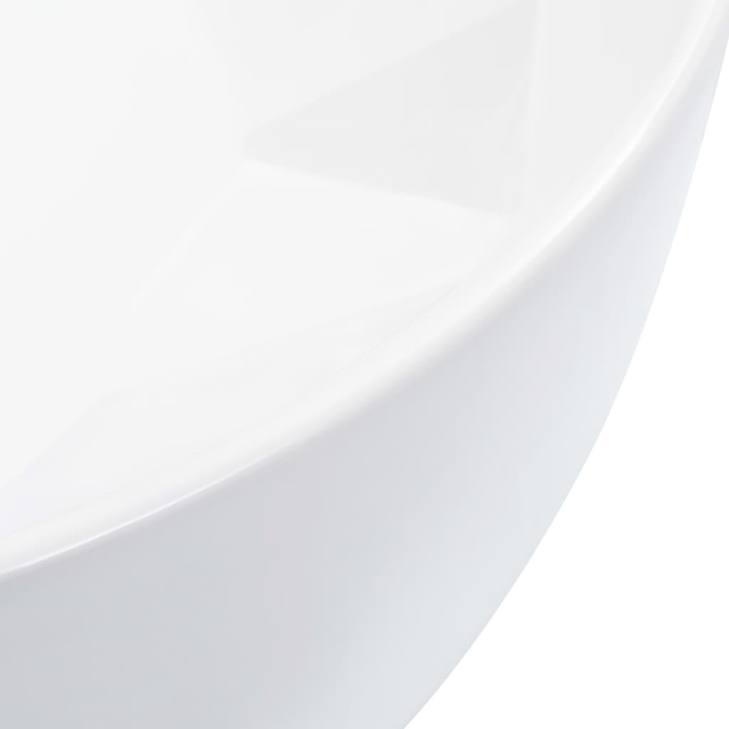 Waschbecken 36 x 14 cm Keramik Weiß - Premium Badezimmer-Waschbecken - Just €71.31! Shop now at homesales4u