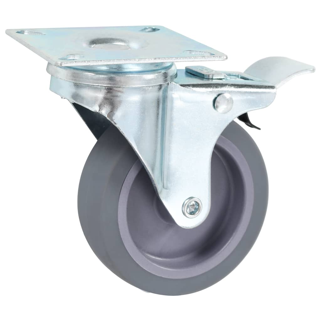Lenkrollen mit Doppelbremsen 4 Stk. 75 mm - Premium Materialbeförderung - Just €31.39! Shop now at homesales4u