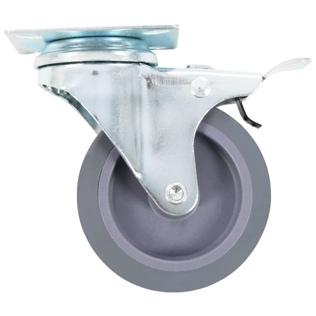 Lenkrollen mit Doppelbremsen 4 Stk. 75 mm - Premium Materialbeförderung - Just €31.39! Shop now at homesales4u