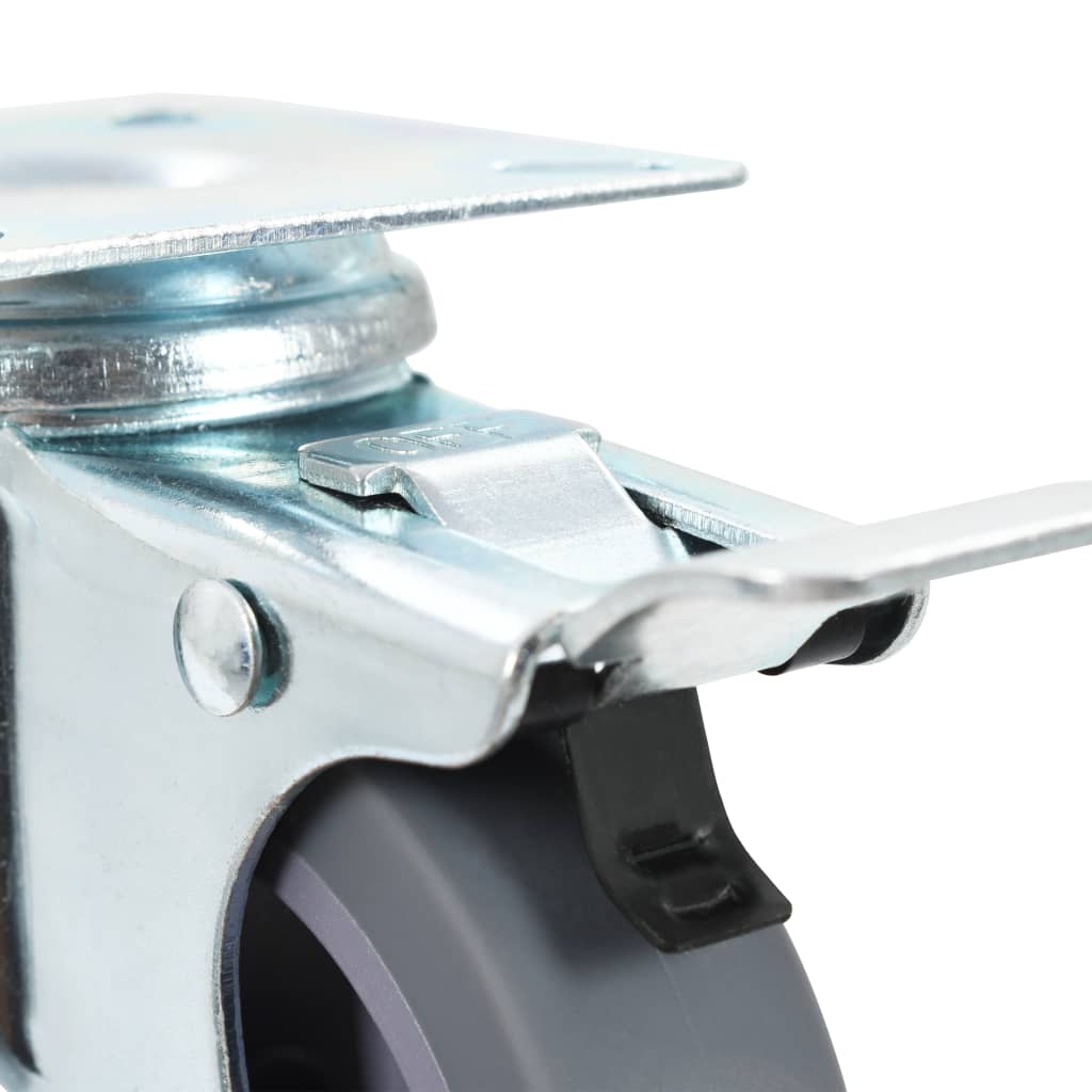 Lenkrollen mit Doppelbremsen 4 Stk. 75 mm - Premium Materialbeförderung - Just €31.39! Shop now at homesales4u
