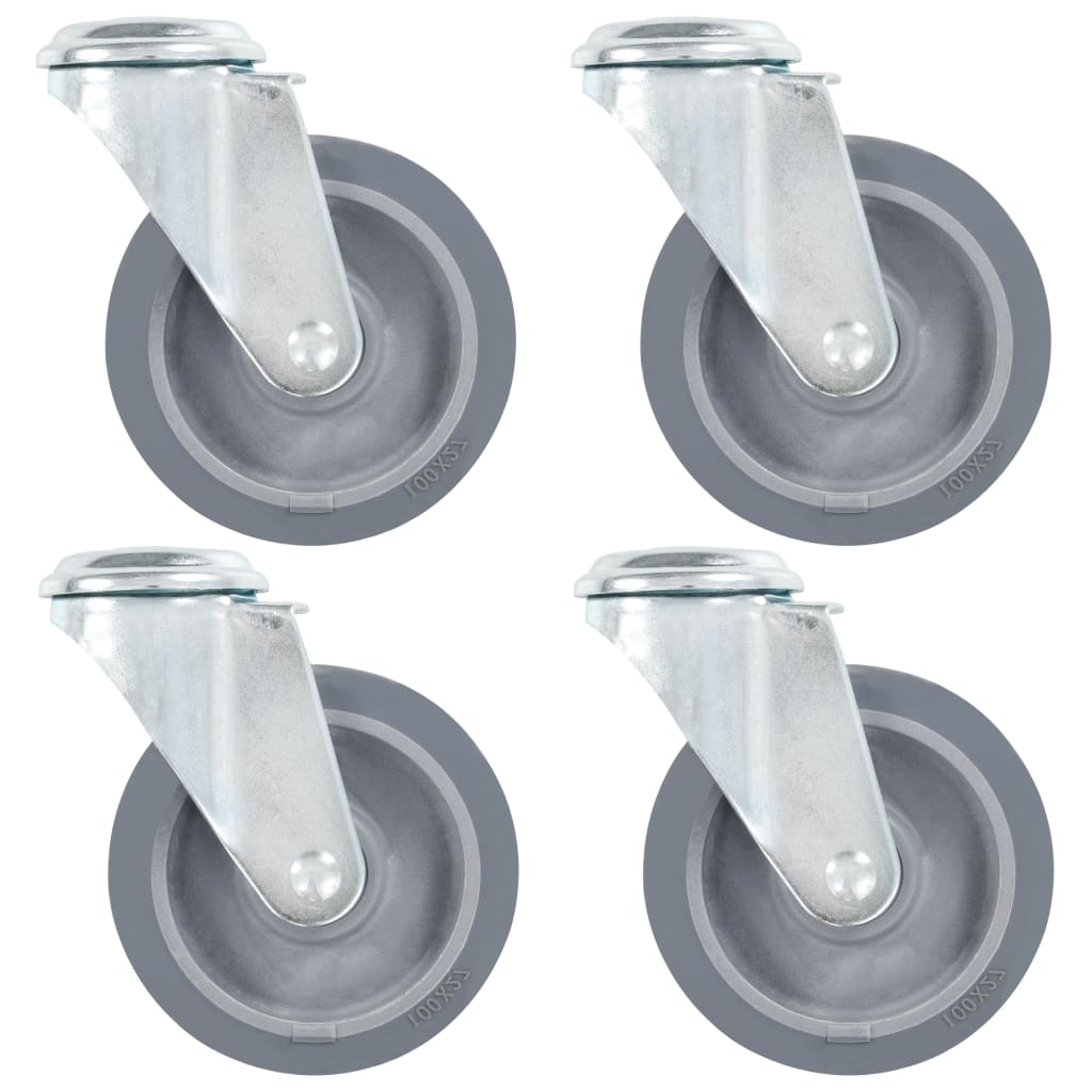 Lenkrollen mit Bolzenloch 4 Stk. 100 mm - Premium Materialbeförderung - Just €38.80! Shop now at homesales4u