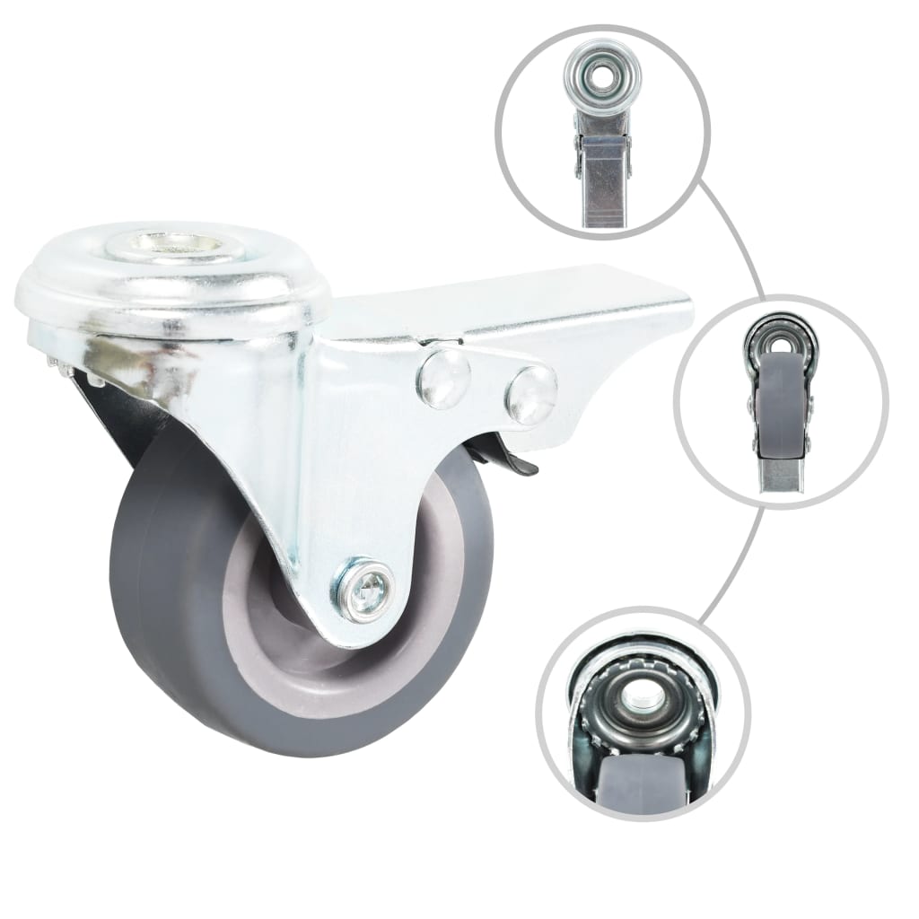 Lenkrollen mit Bolzenloch 4 Stk. 50 mm - Premium Materialbeförderung - Just €26.87! Shop now at homesales4u