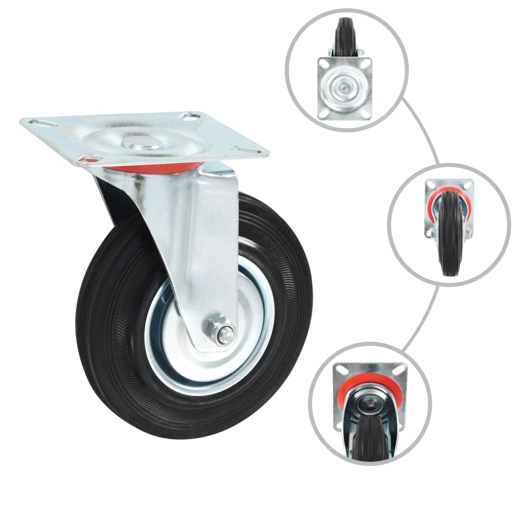 Lenkrollen 4 Stk. 125 mm - Premium Materialbeförderung - Just €42.24! Shop now at homesales4u
