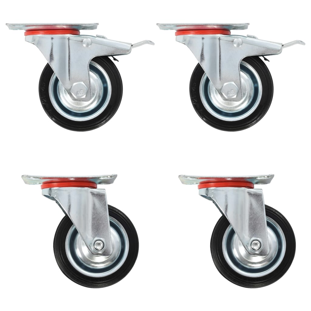 Lenkrollen 4 Stk. 75 mm - Premium Materialbeförderung - Just €38.24! Shop now at homesales4u