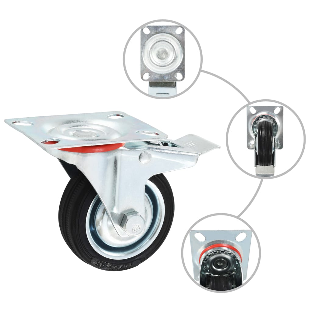 Lenkrollen 4 Stk. 75 mm - Premium Materialbeförderung - Just €38.24! Shop now at homesales4u