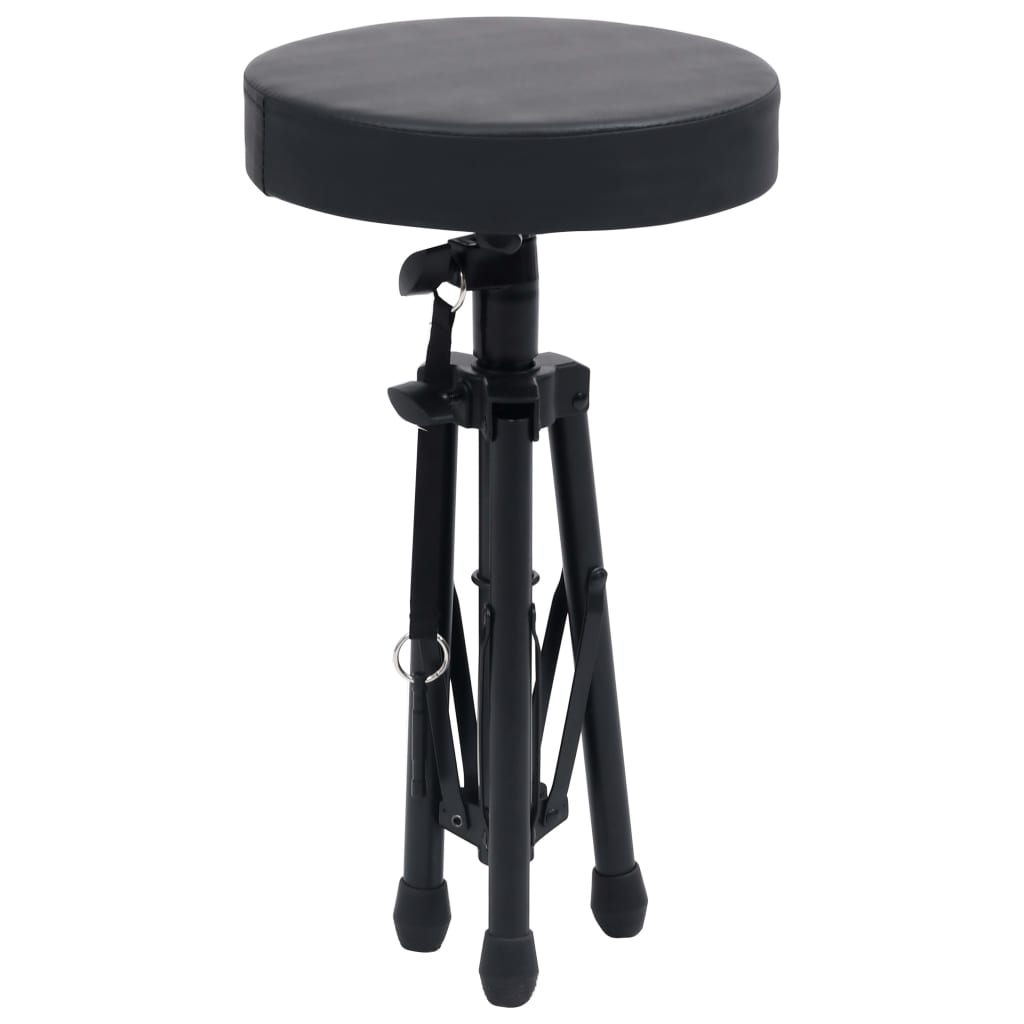 Keyboardständer und Hocker Set Schwarz - Premium Musikerstühle & -hocker - Just €70.09! Shop now at homesales4u