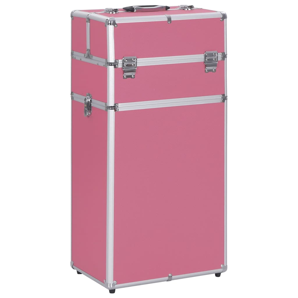 Kosmetikkoffer Aluminium Rosa - Premium Kulturtaschen - Just €124.29! Shop now at homesales4u