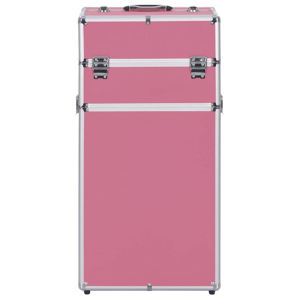 Kosmetikkoffer Aluminium Rosa - Premium Kulturtaschen - Just €124.29! Shop now at homesales4u
