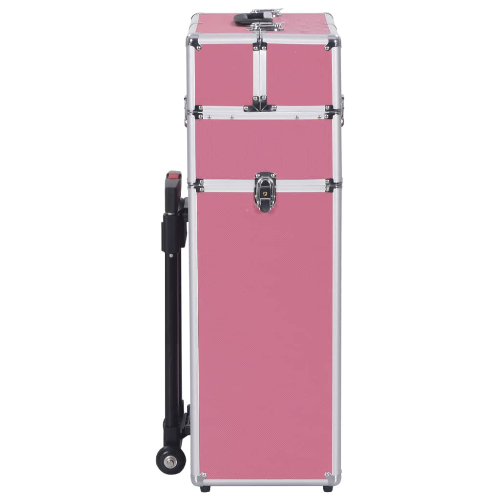 Kosmetikkoffer Aluminium Rosa - Premium Kulturtaschen - Just €124.29! Shop now at homesales4u