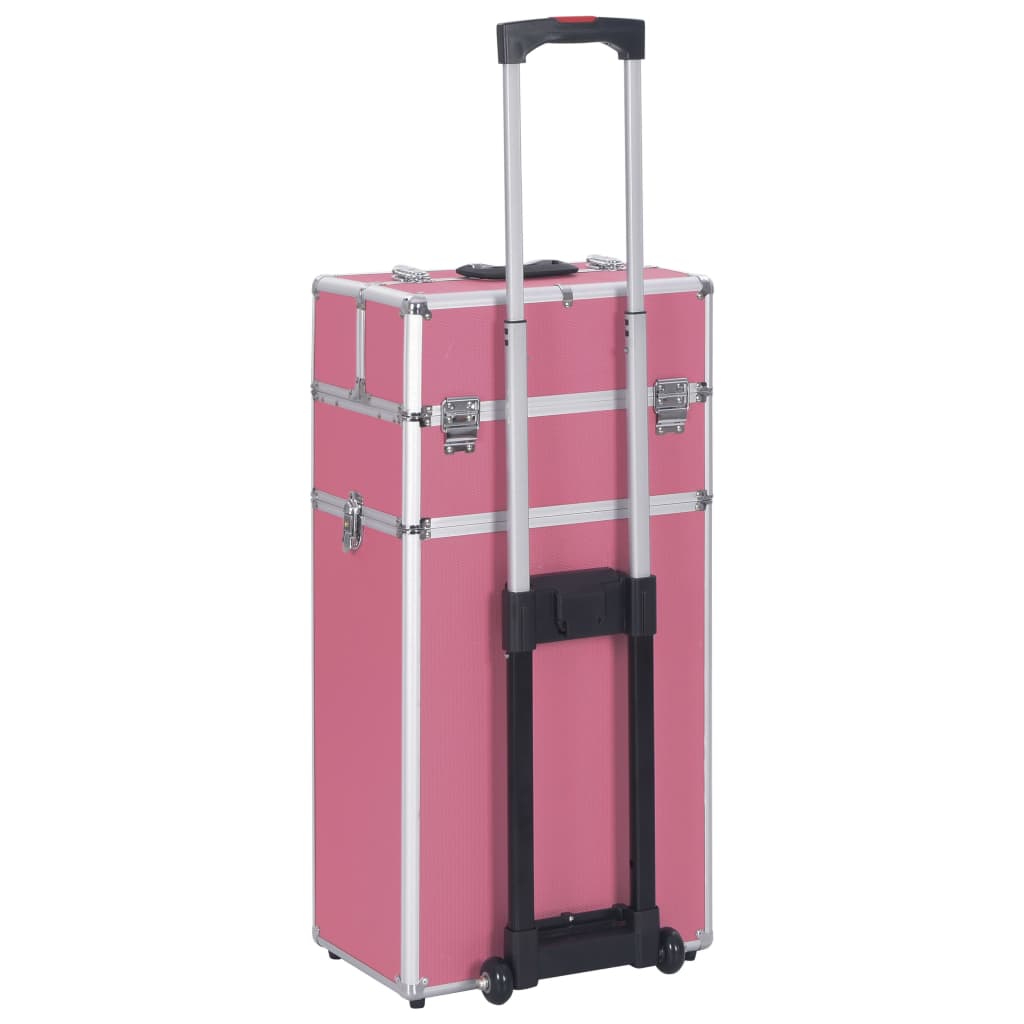 Kosmetikkoffer Aluminium Rosa - Premium Kulturtaschen - Just €124.29! Shop now at homesales4u