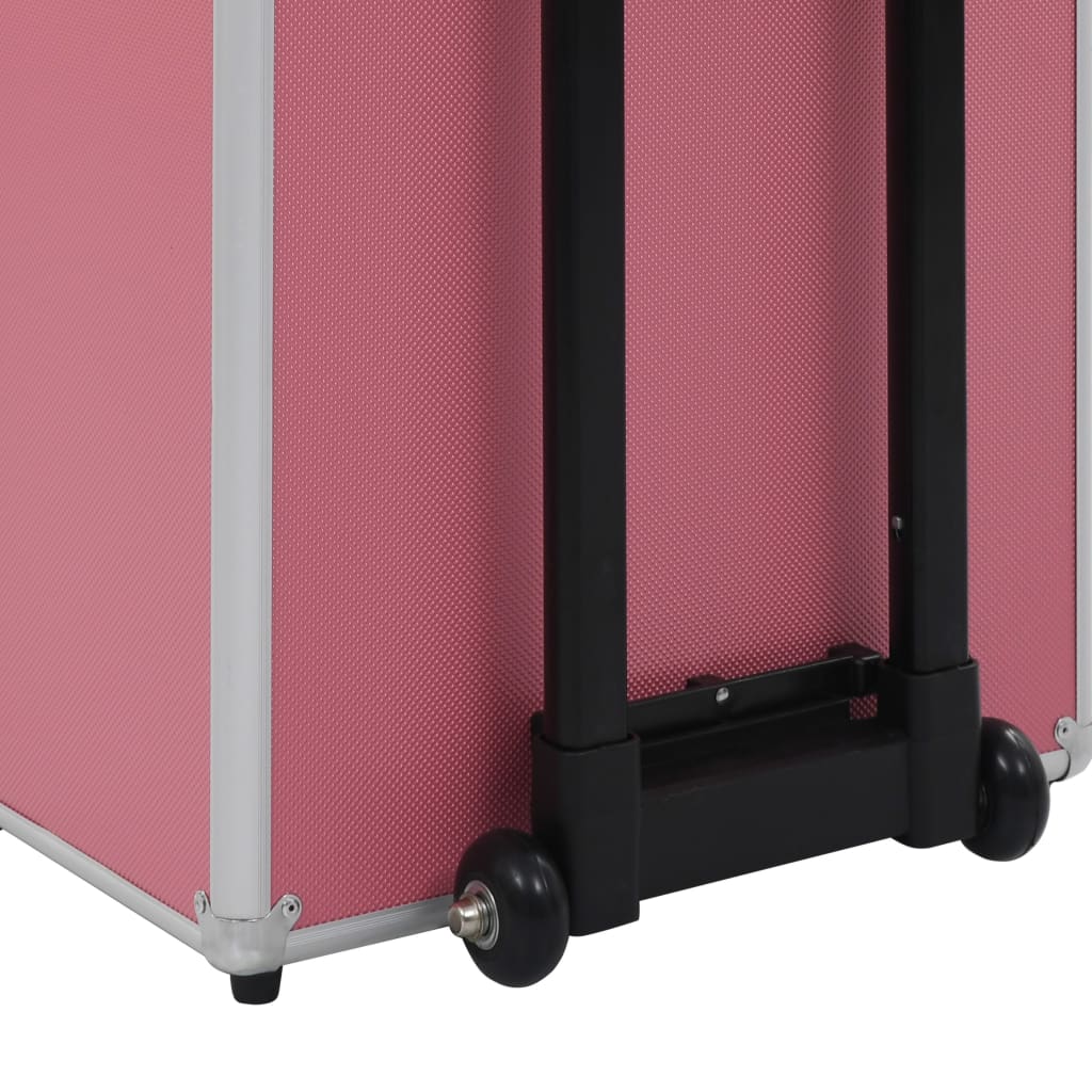 Kosmetikkoffer Aluminium Rosa - Premium Kulturtaschen - Just €124.29! Shop now at homesales4u